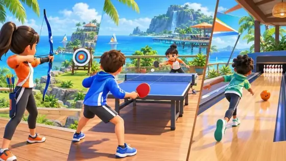 Illustration von Nintendo Switch Sports Resort auf Nintendo Switch 2